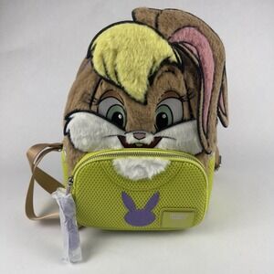 NWT Loungefly Looney Tunes Lola Bunny Plush Cosplay Mini Backpack Exclusive
